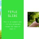 Cuidado del Medio Ambiente Plantilla PowerPoint