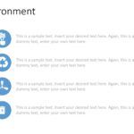 Cuidado del Medio Ambiente Plantilla PowerPoint