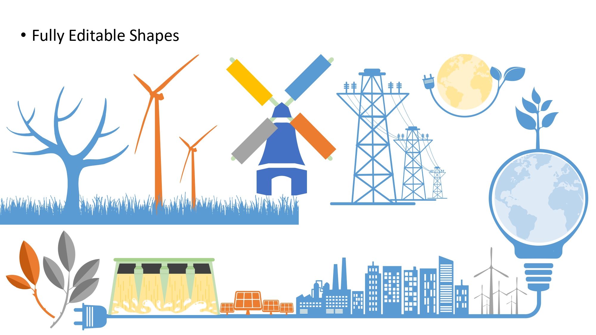 Cuidado del Medio Ambiente Plantilla PowerPoint