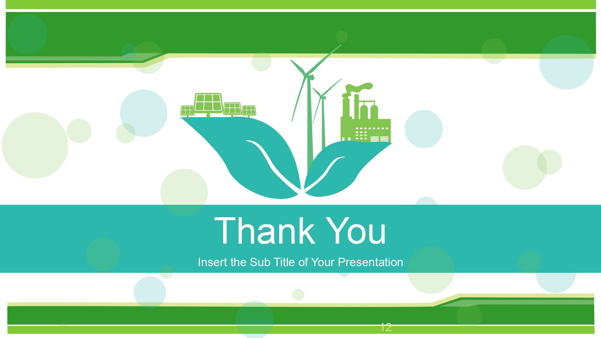 Cuidado del Medio Ambiente Plantilla PowerPoint