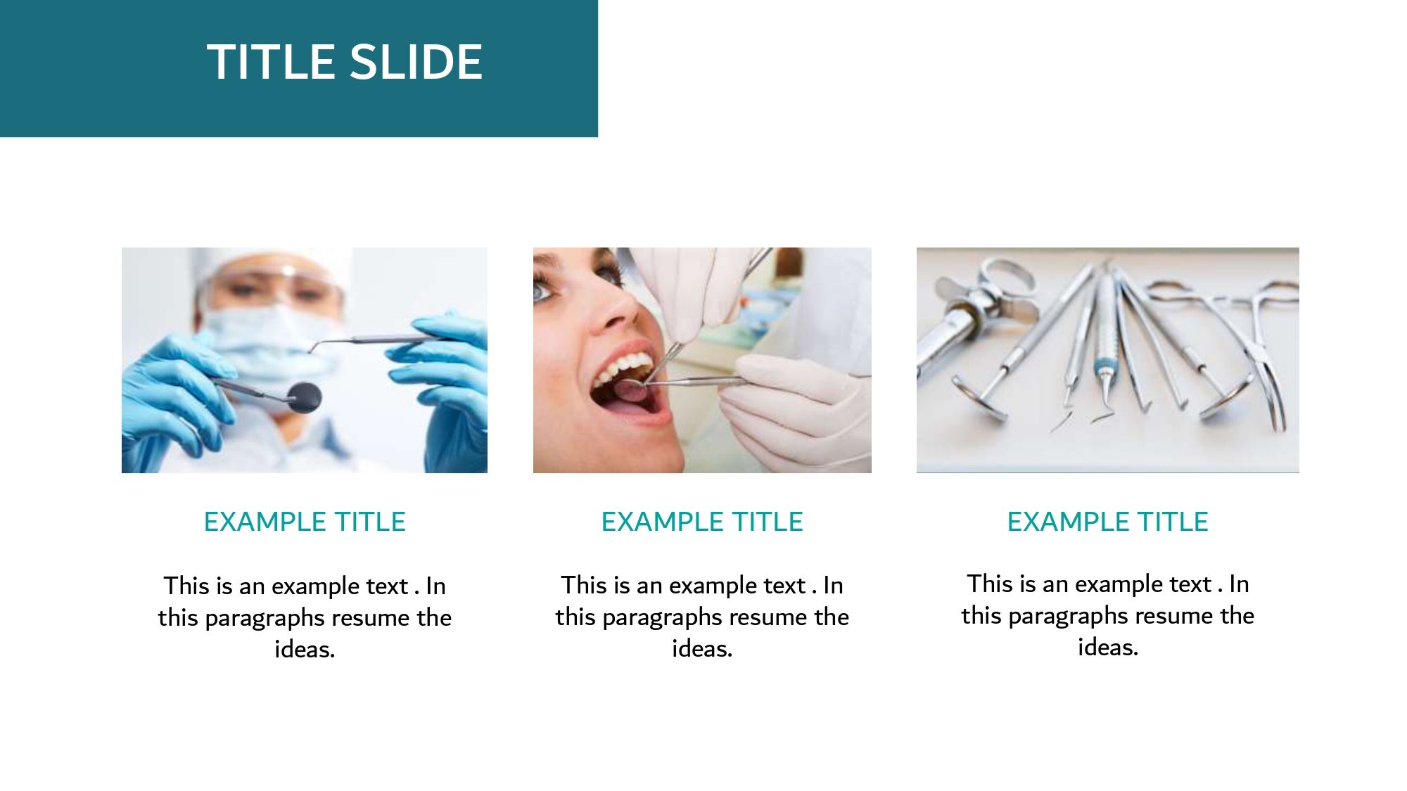 Dentista Plantilla PowerPoint