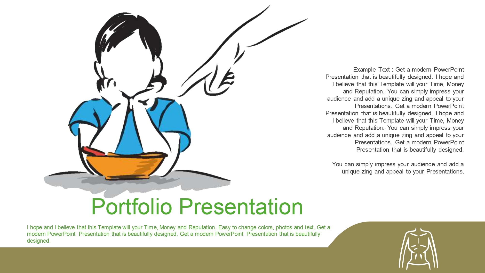Desnutrición Plantilla PowerPoint