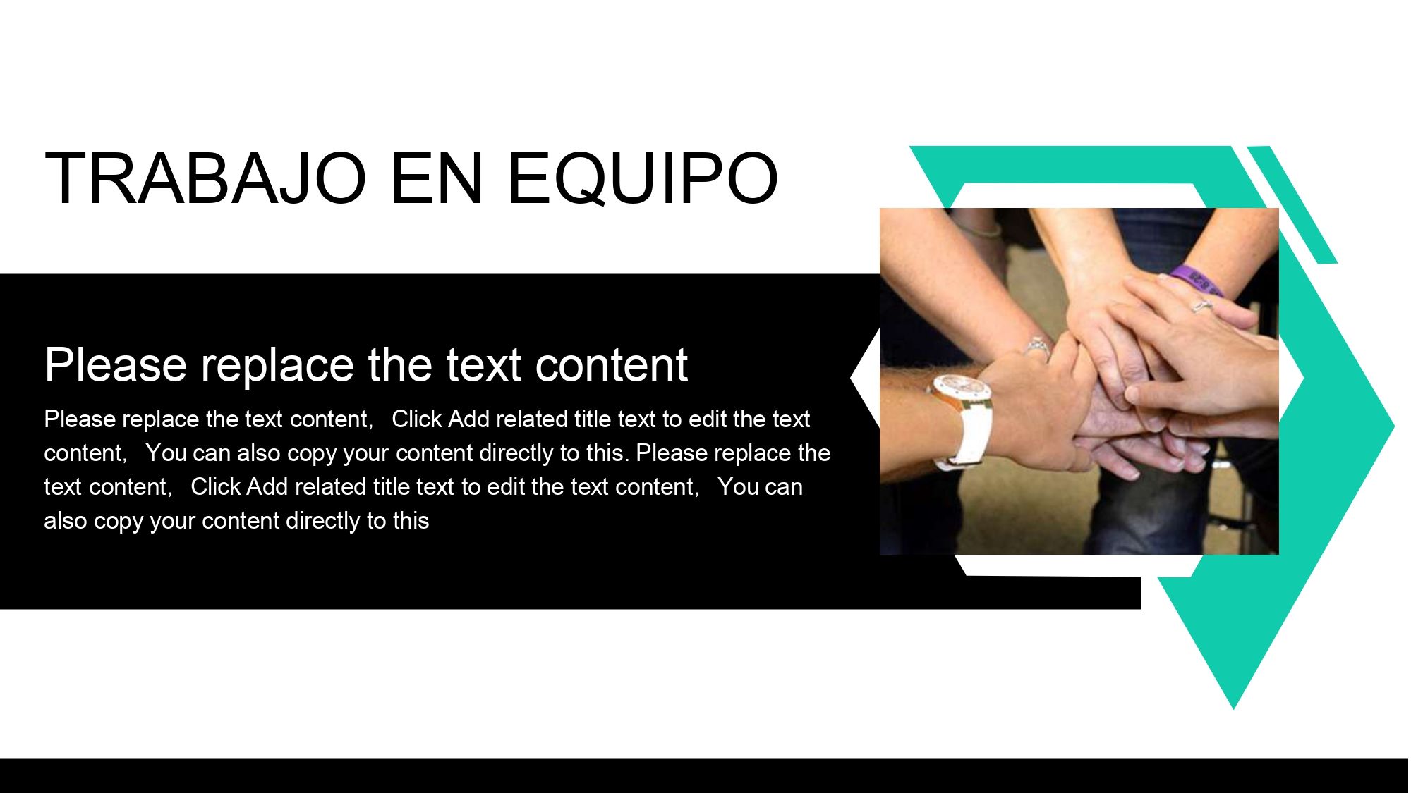 Equipo de Trabajo Plantilla PowerPoint