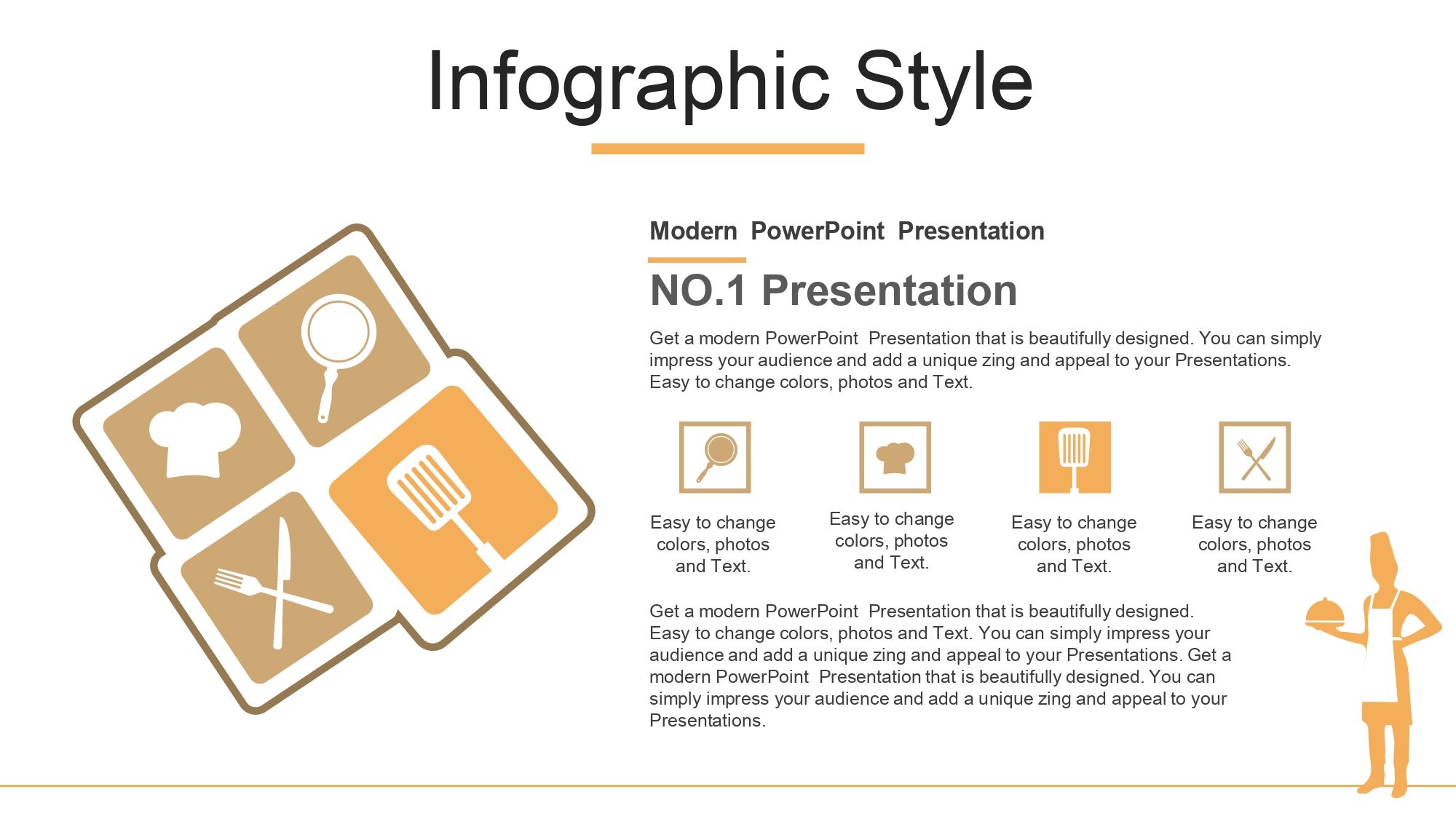 Gastronomía Plantilla PowerPoint