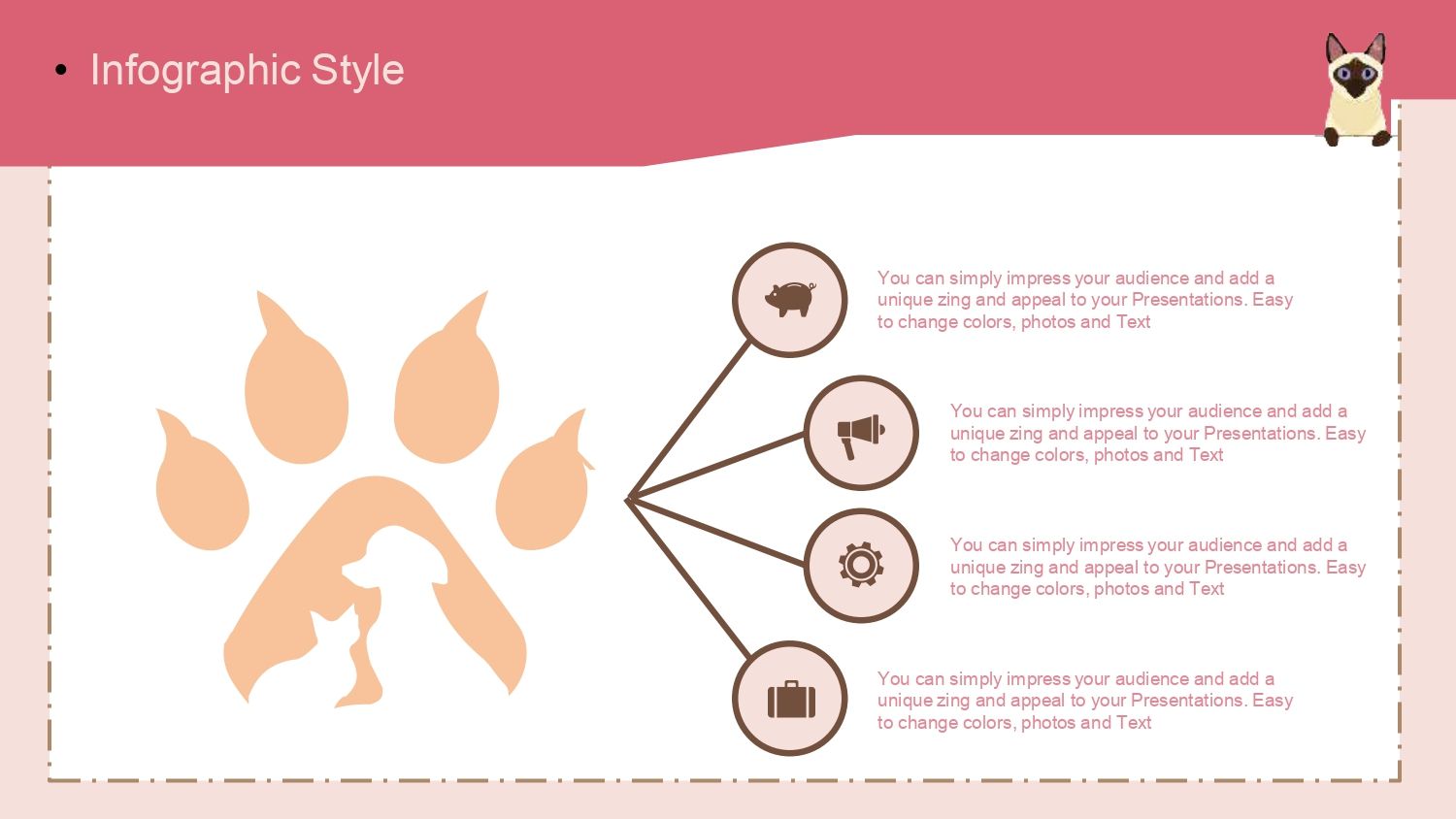 Gatos y Perros Plantilla PowerPoint