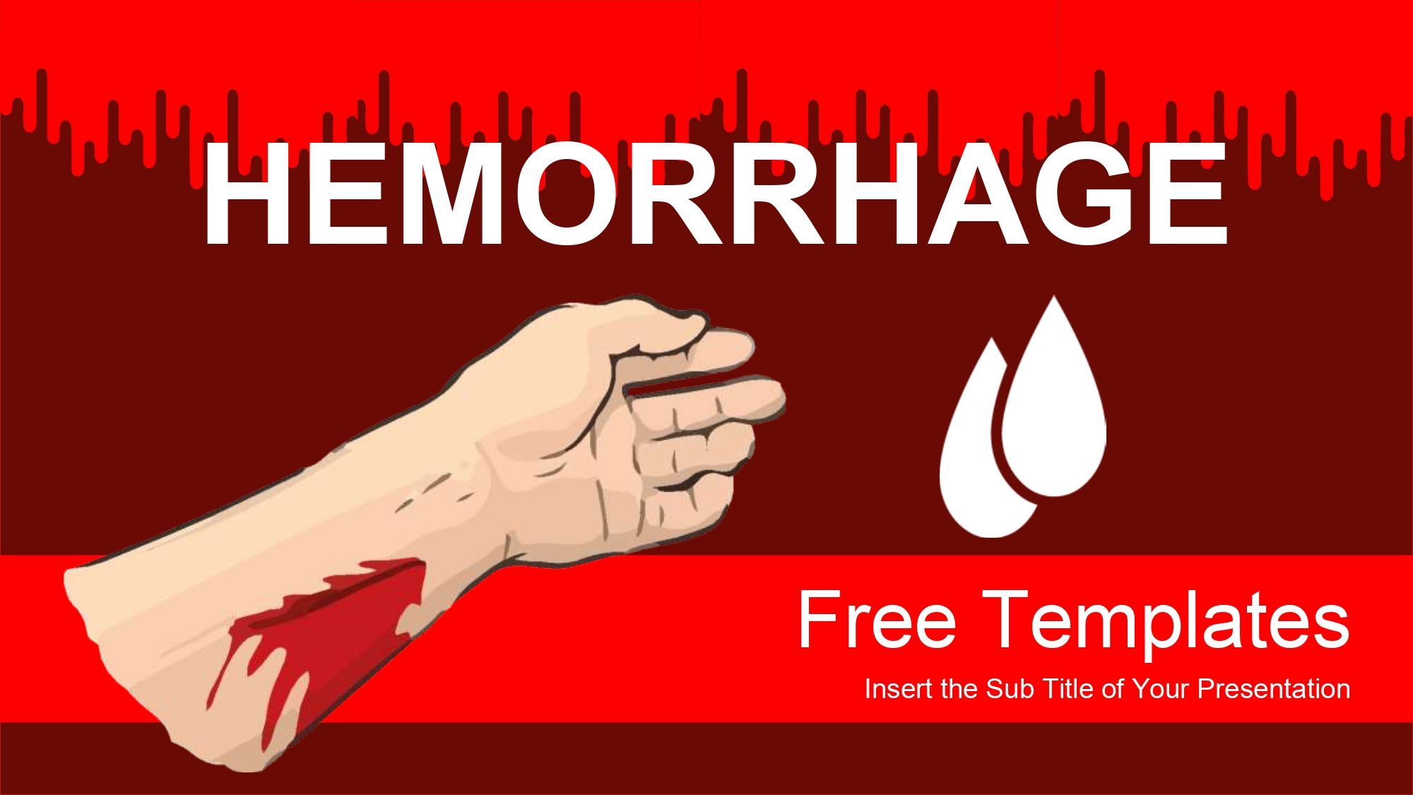 Hemorragia Plantilla PowerPoint