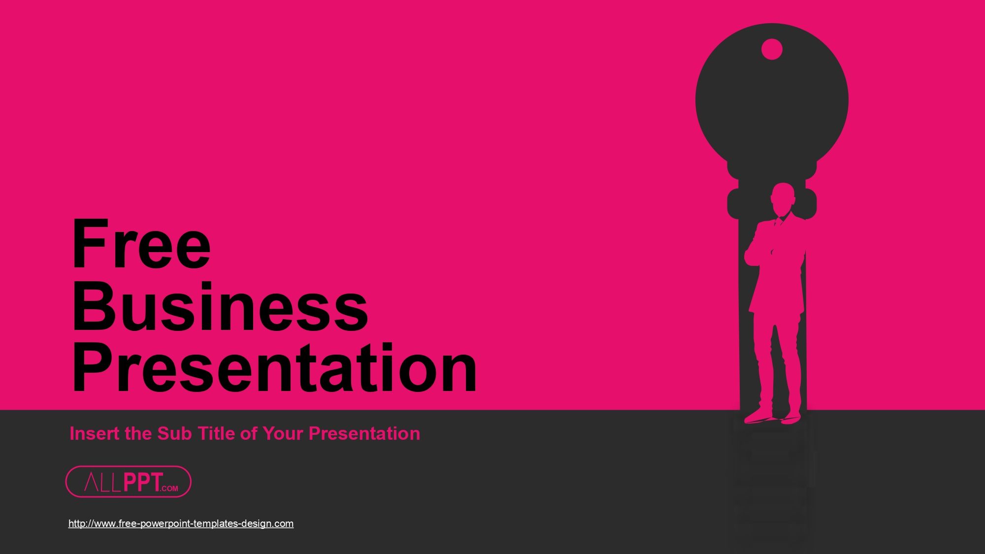 Hombre moderno Plantilla PowerPoint