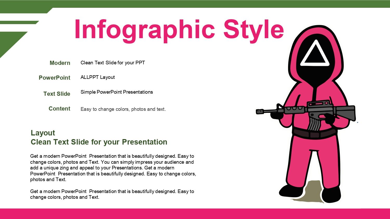 Juegos del Calamar Plantilla PowerPoint