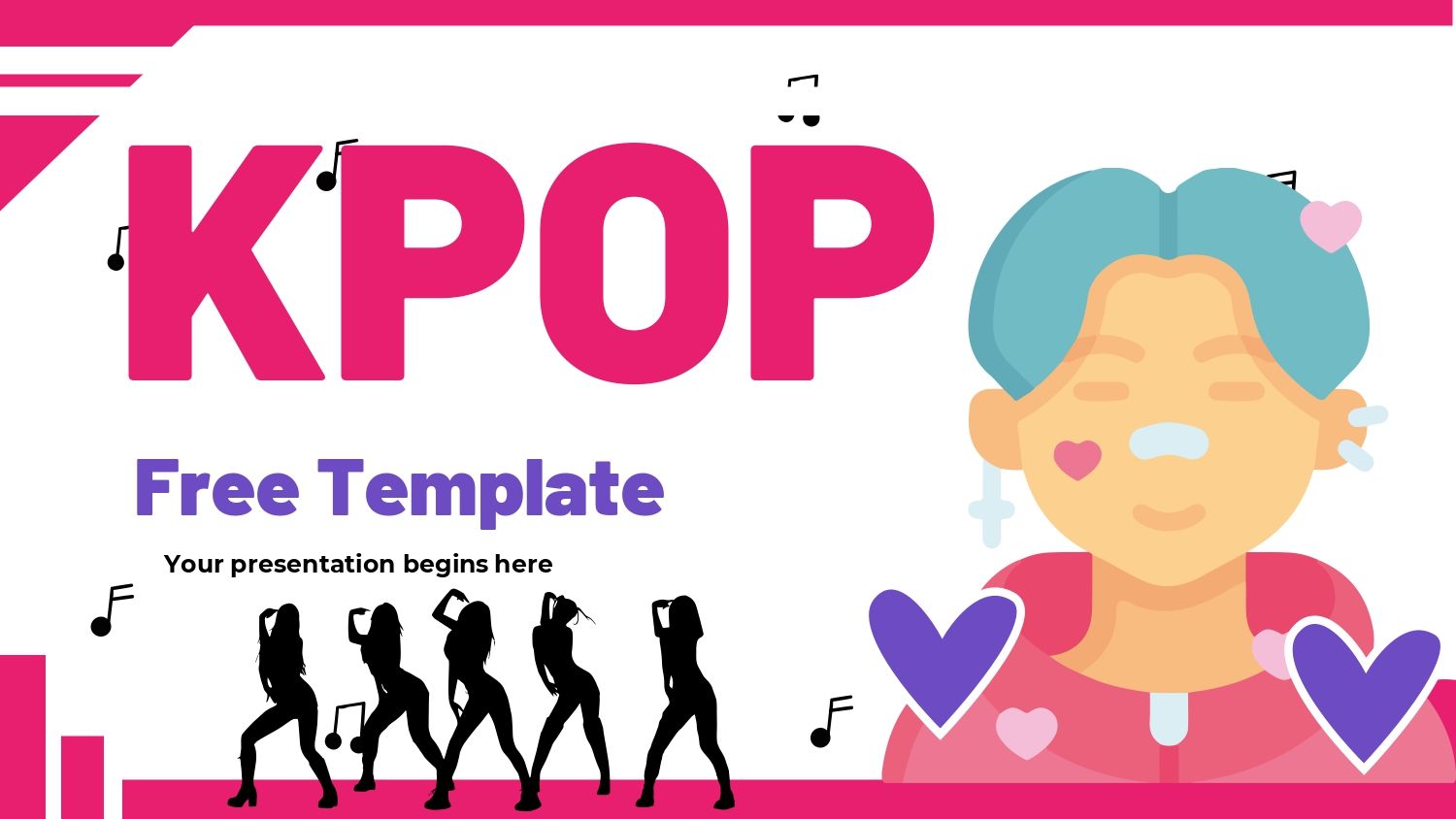 K-pop Plantilla PowerPoint
