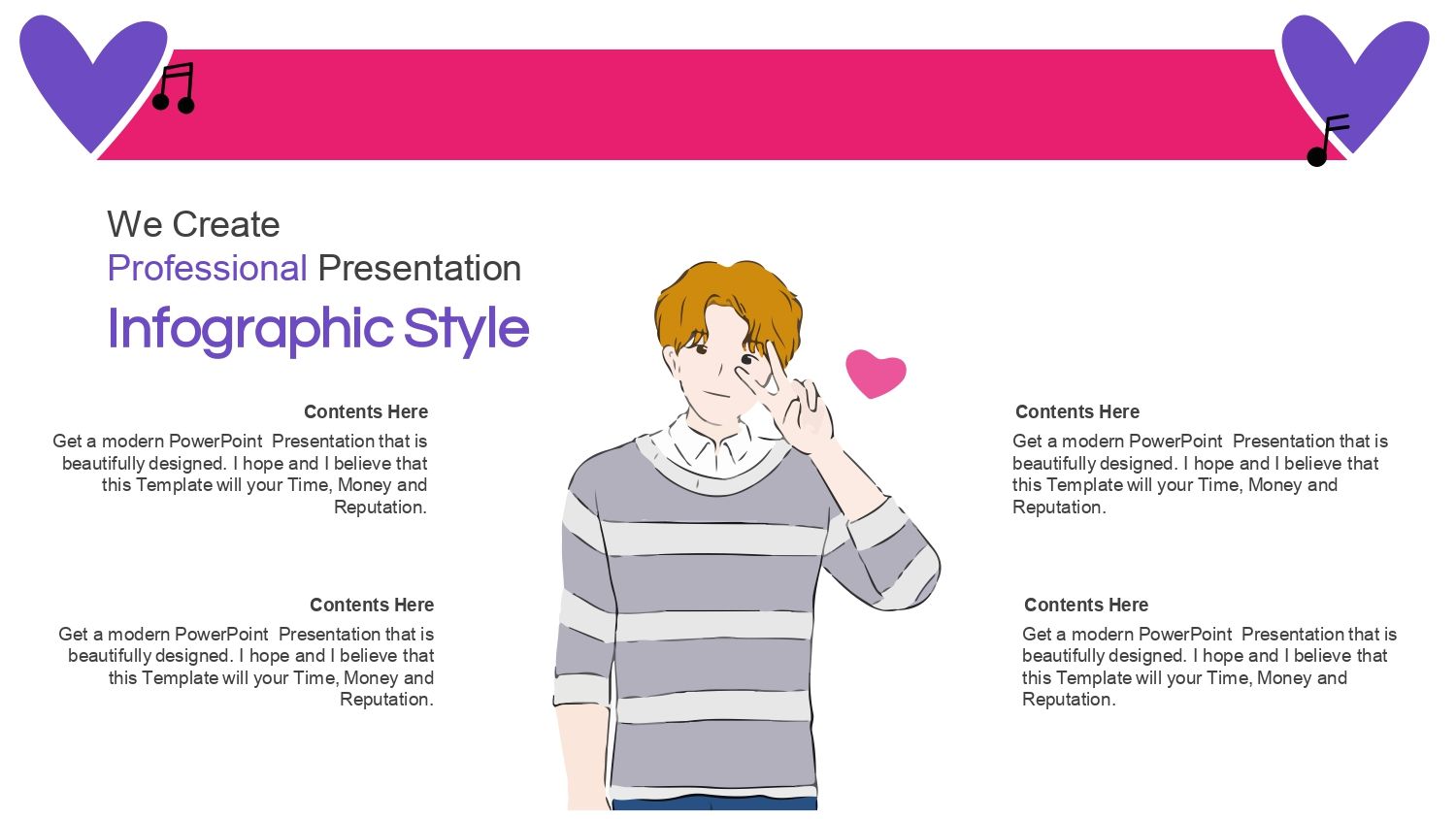 K-pop Plantilla PowerPoint