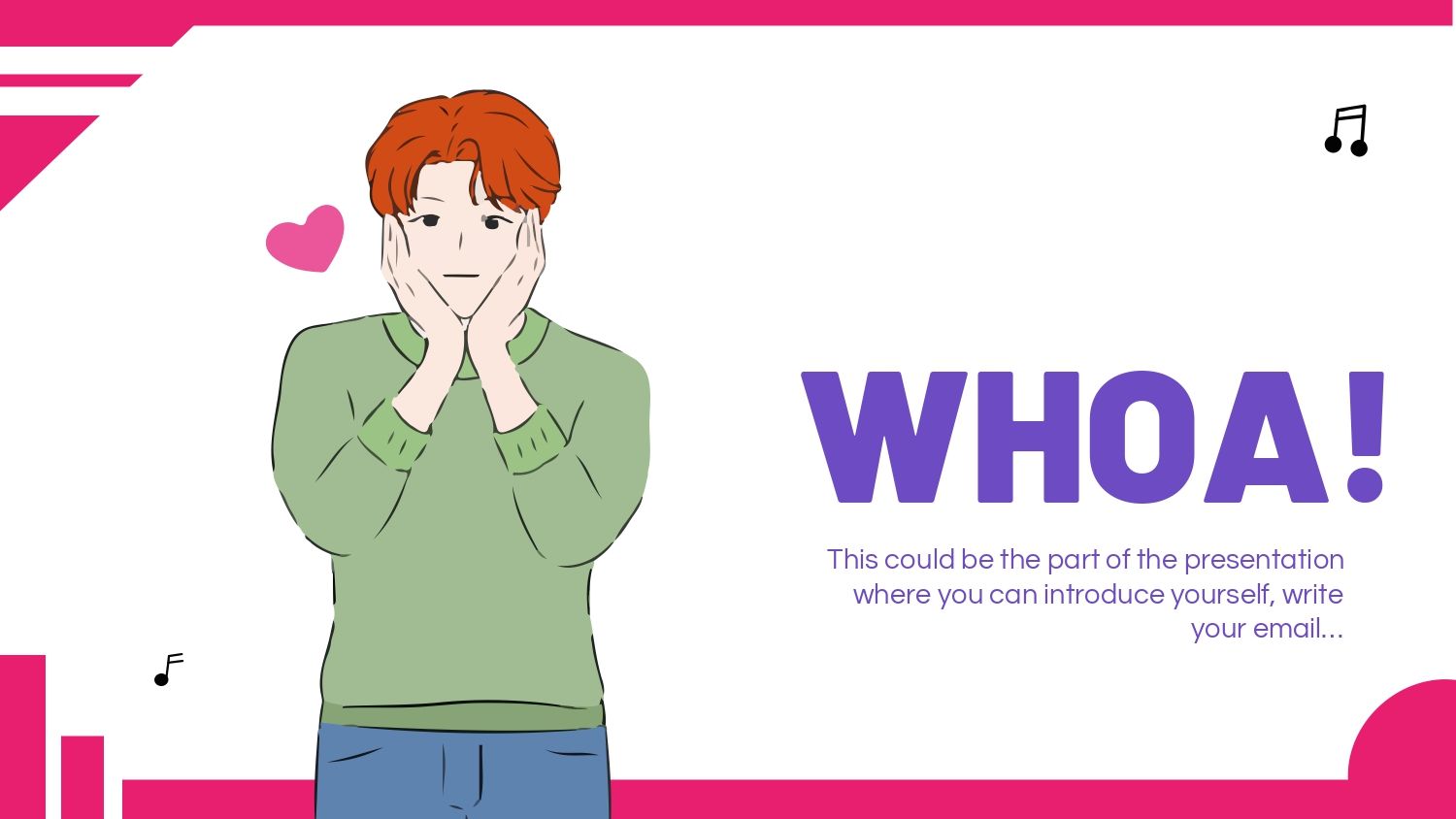 K-pop Plantilla PowerPoint