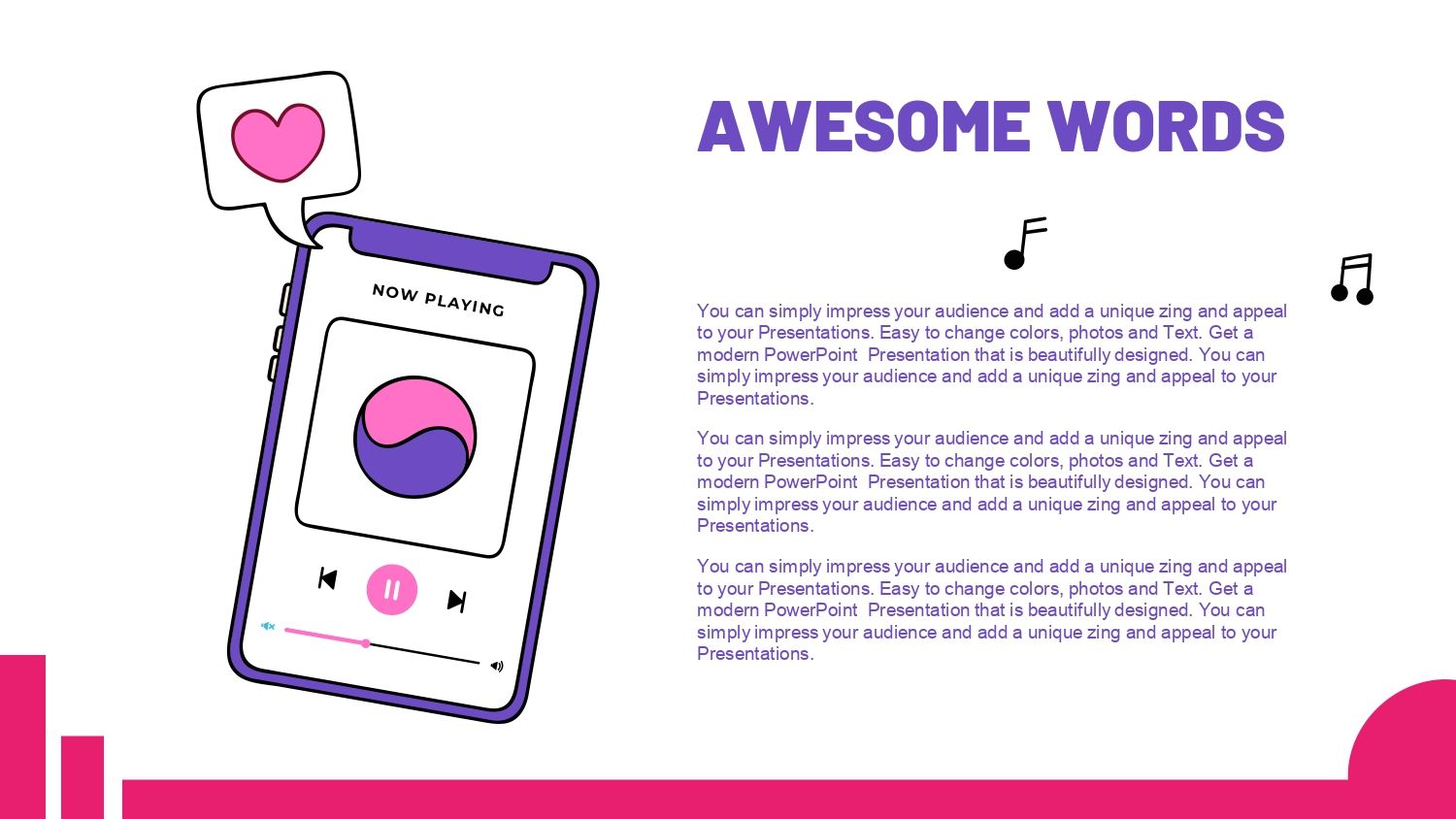 K-pop Plantilla PowerPoint