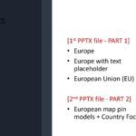 Mapa de Europa Plantilla PowerPoint