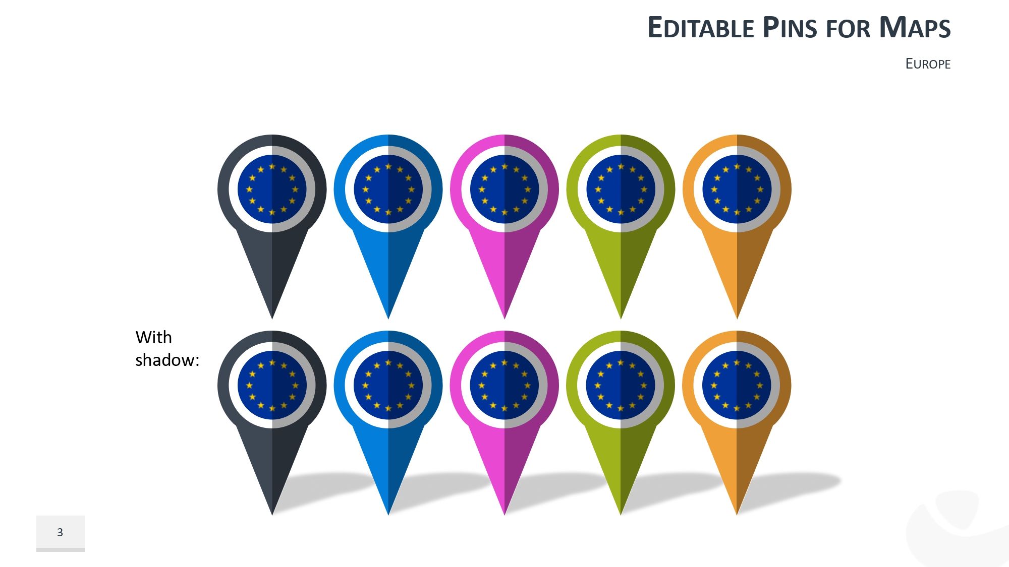 Mapa de Europa Plantilla PowerPoint