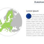 Mapa de Europa Plantilla PowerPoint