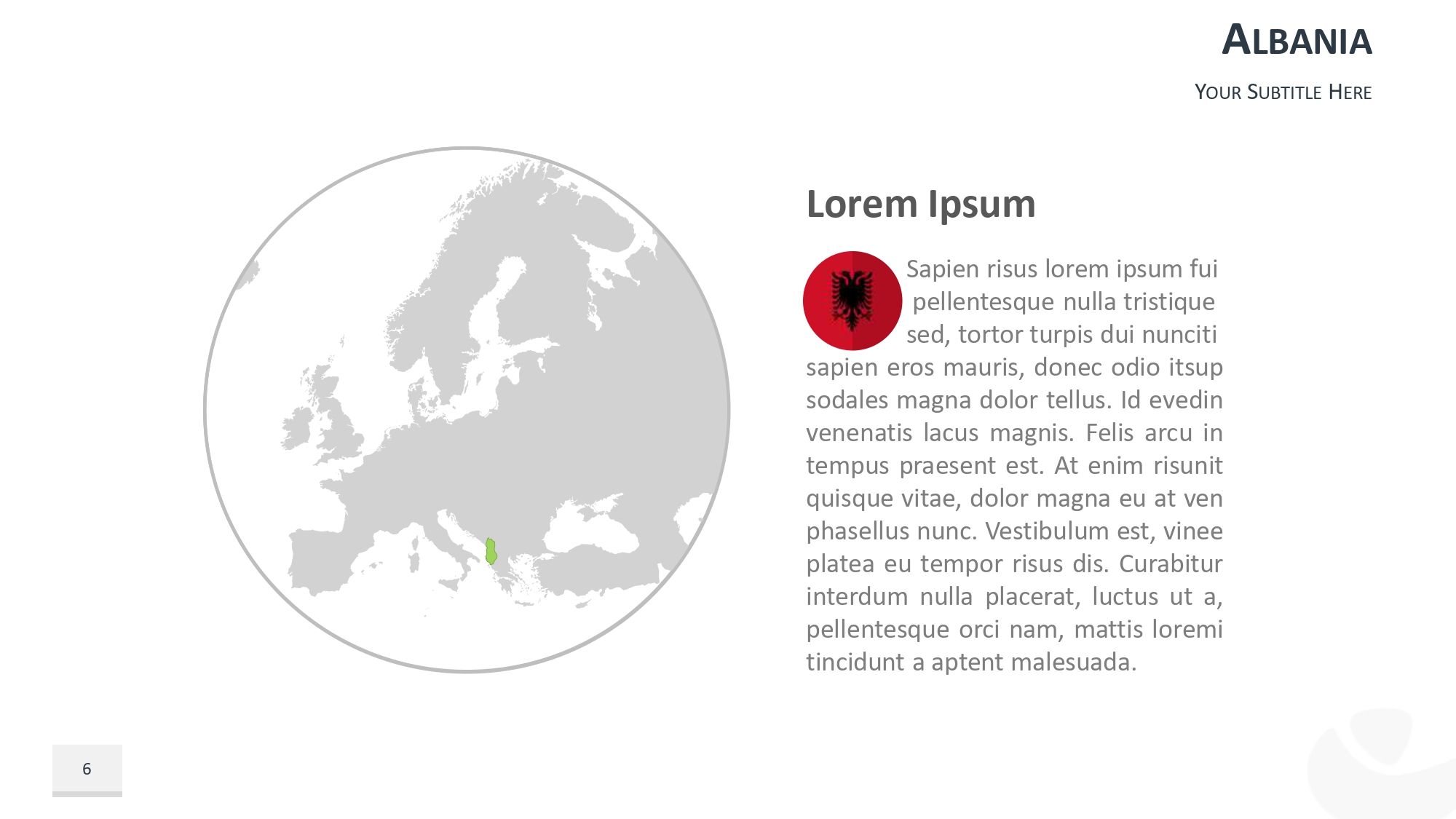 Mapa de Europa Plantilla PowerPoint