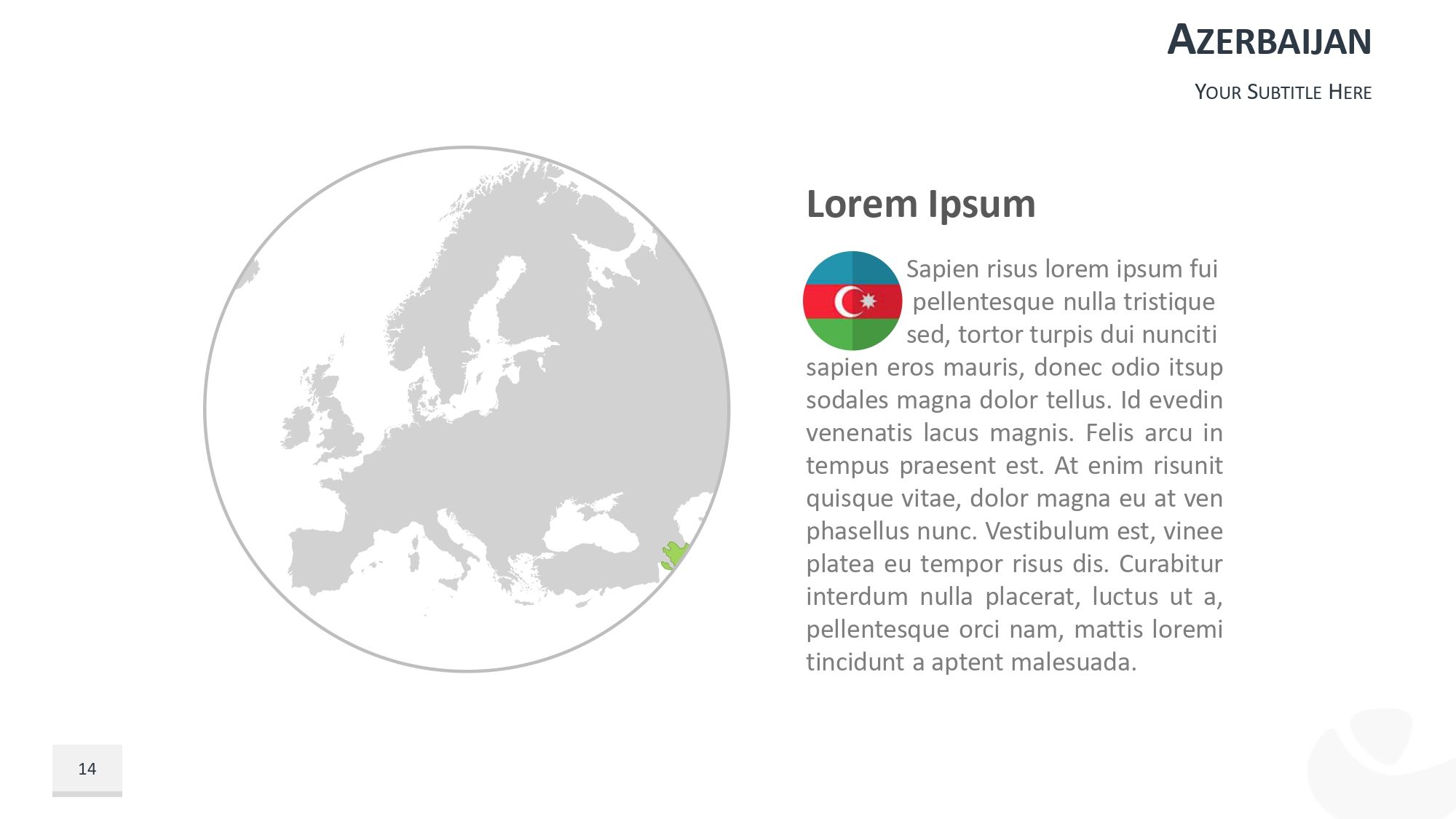 Mapa de Europa Plantilla PowerPoint
