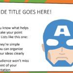 Marvel Studios Plantilla PowerPoint