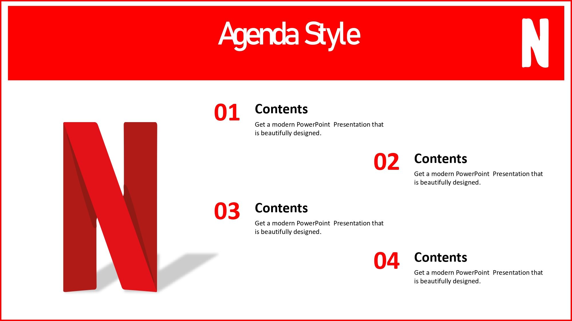 Netflix Plantilla PowerPoint