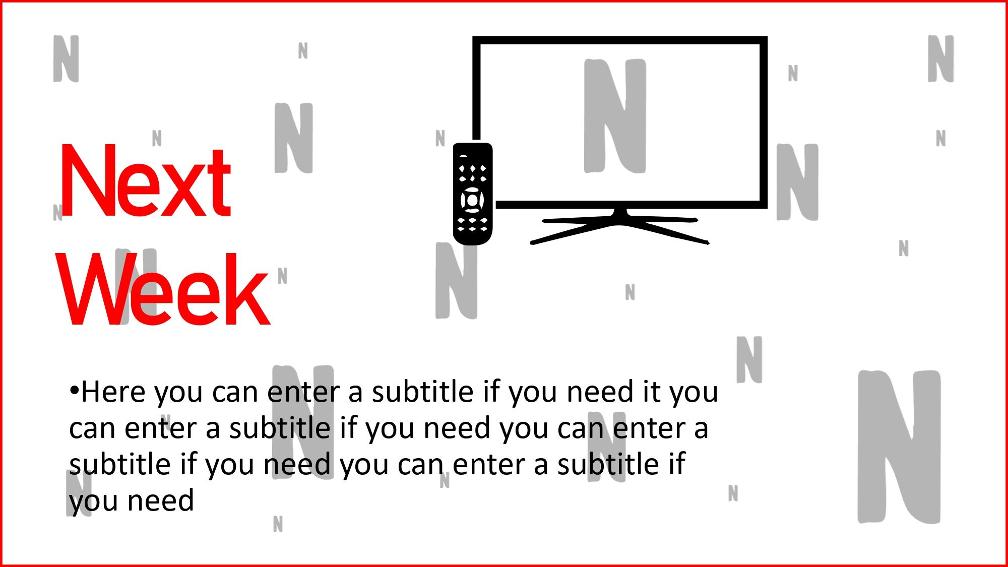 Netflix Plantilla PowerPoint