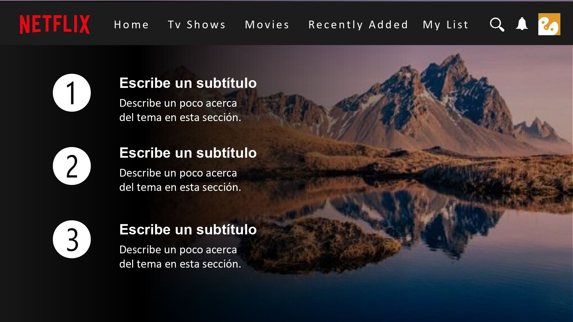 Netflix Plantilla PowerPoint