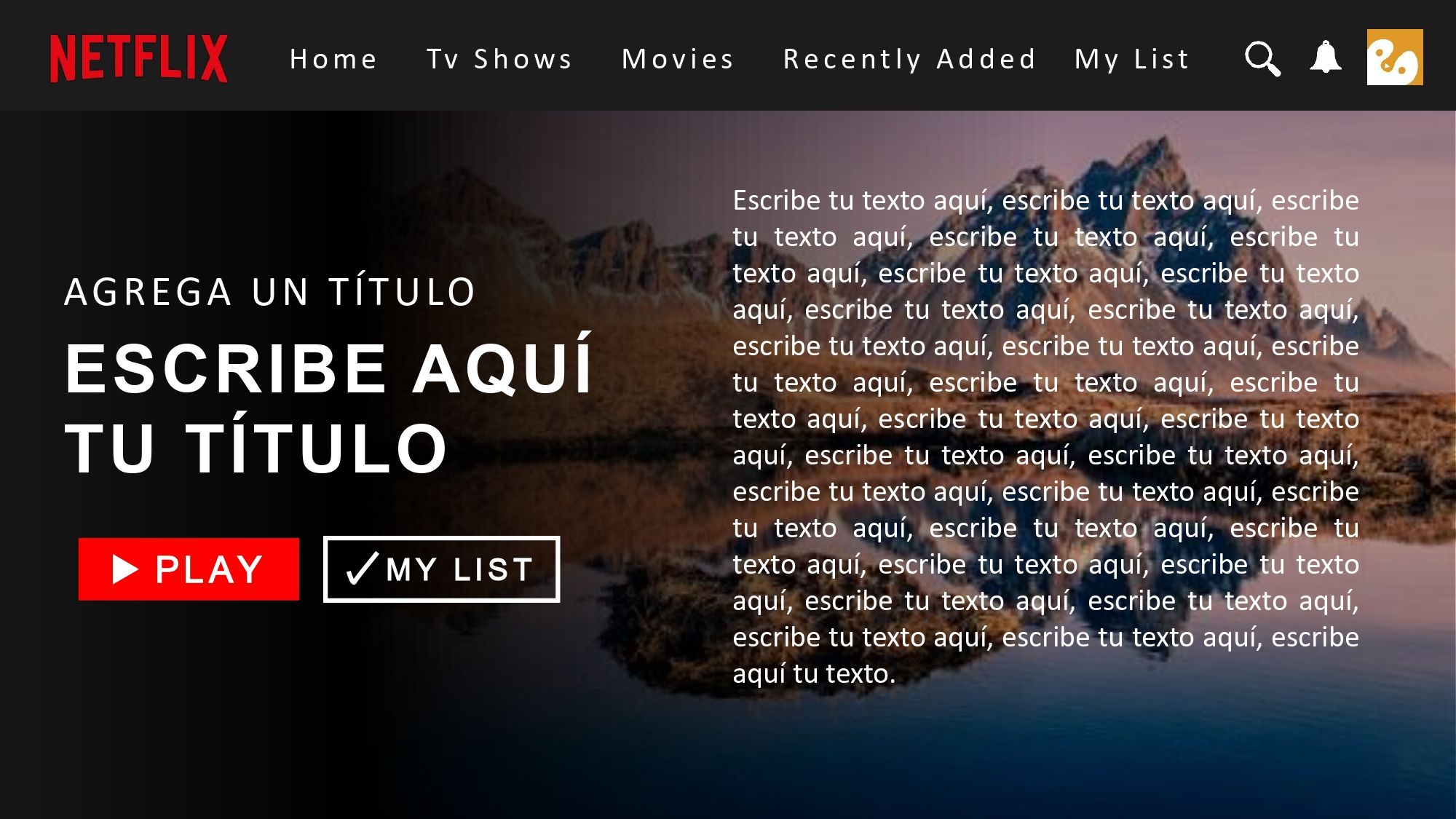 Netflix Plantilla PowerPoint