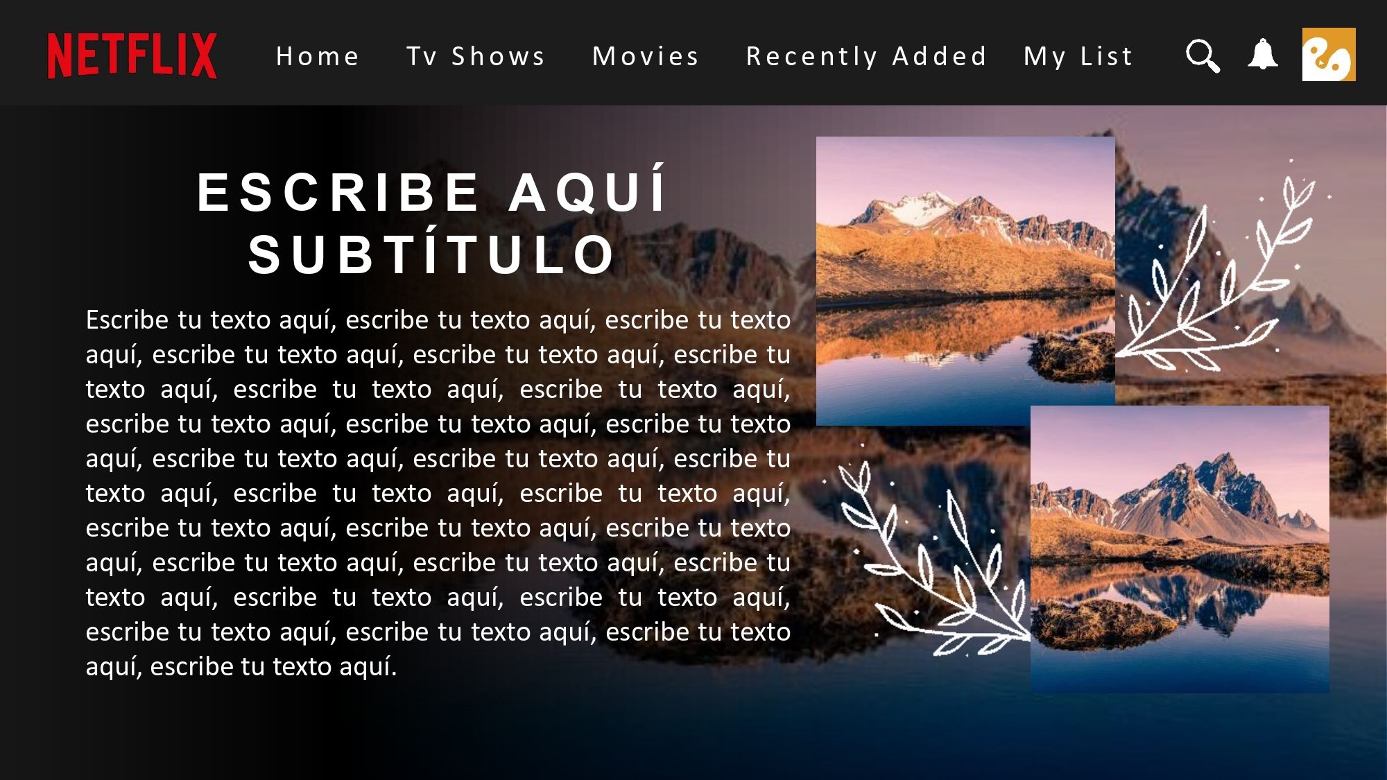 Netflix Plantilla PowerPoint