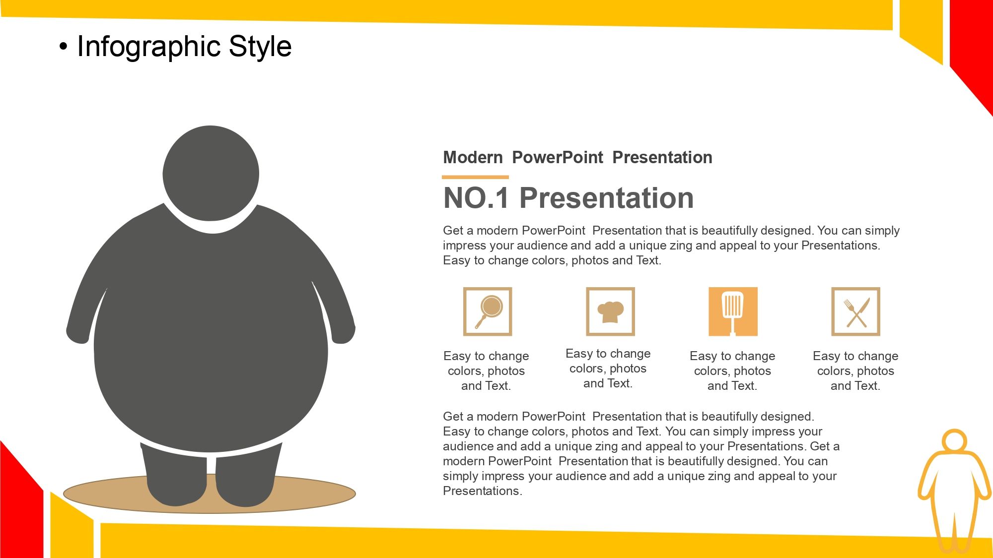 Obesidad Plantilla PowerPoint