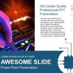 Electrónica Plantilla PowerPoint