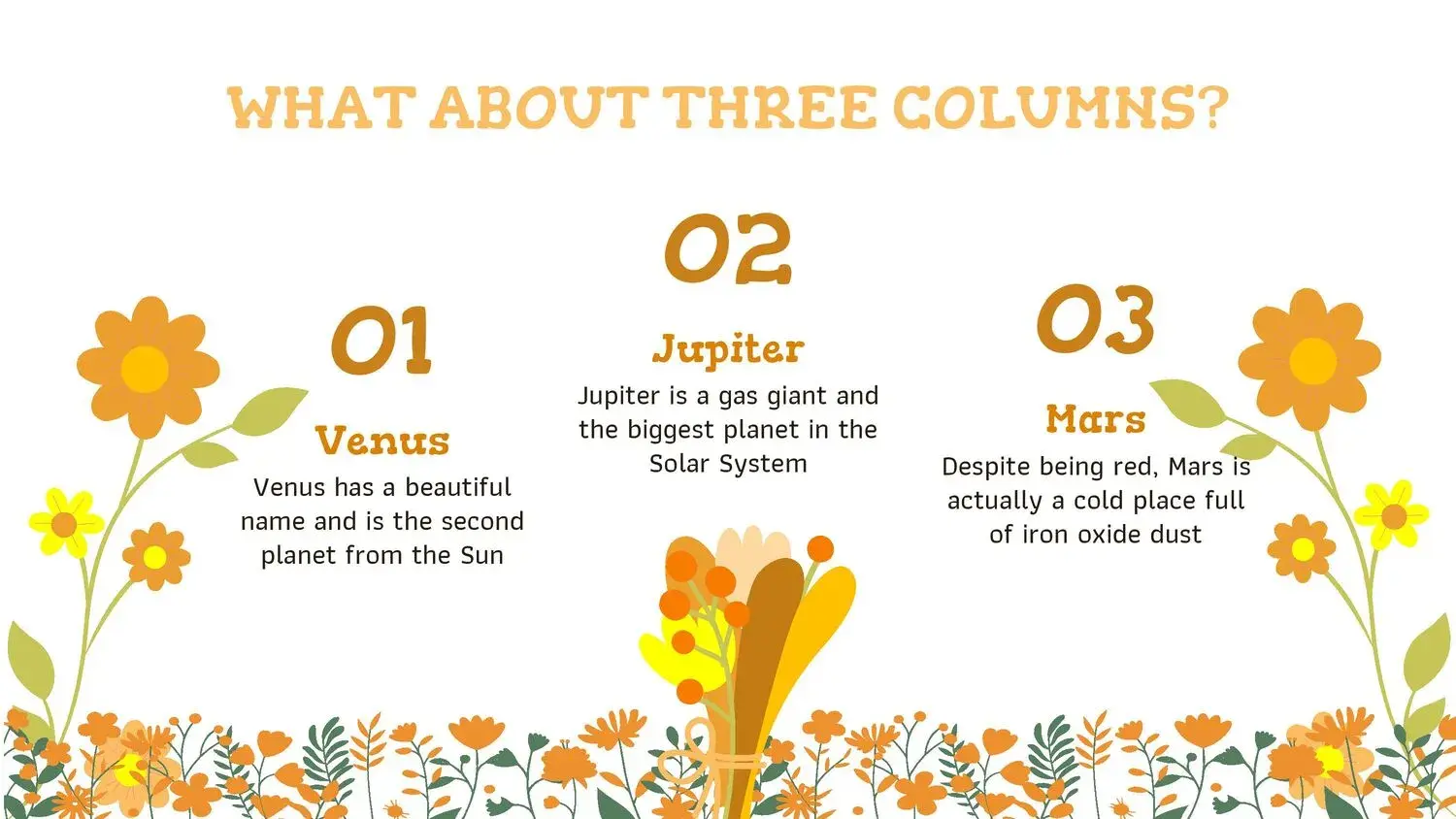 Plantilla PowerPoint de Flores Amarillas
