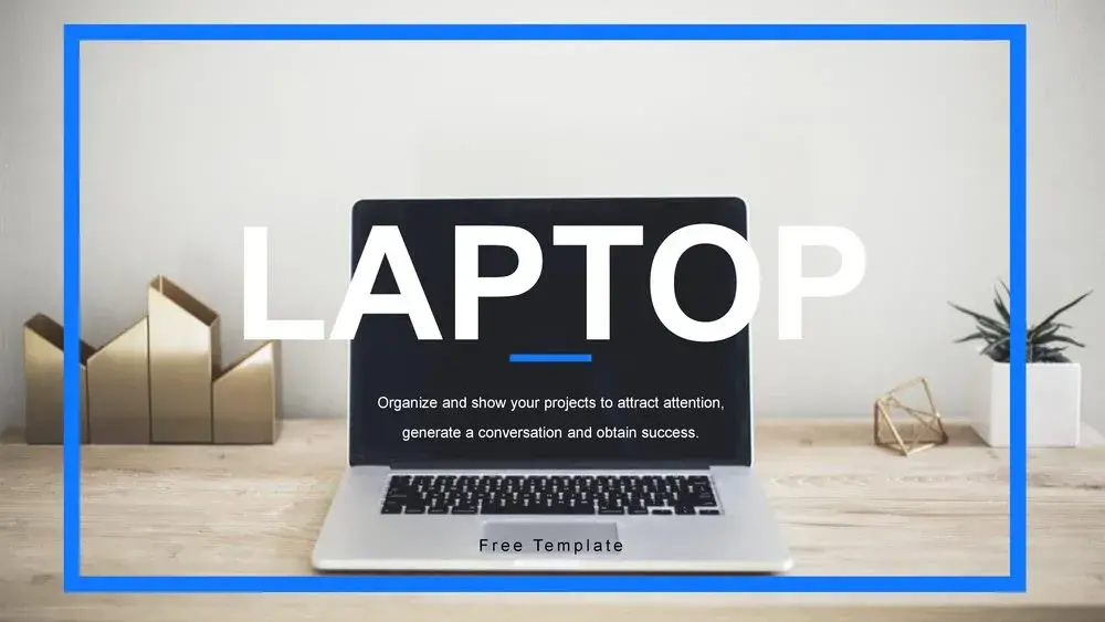 Plantilla PowerPoint de Laptop