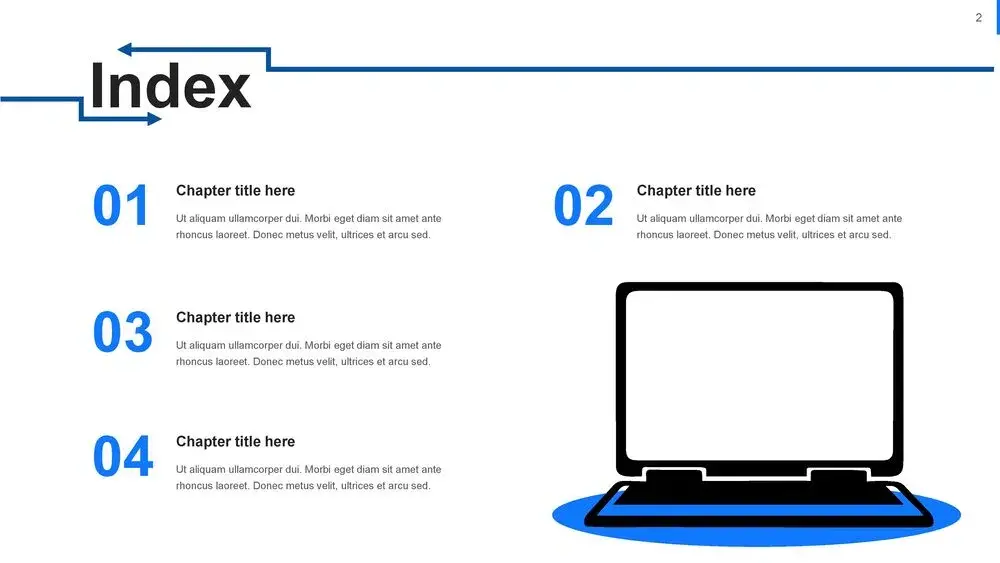 Plantilla PowerPoint de Laptop