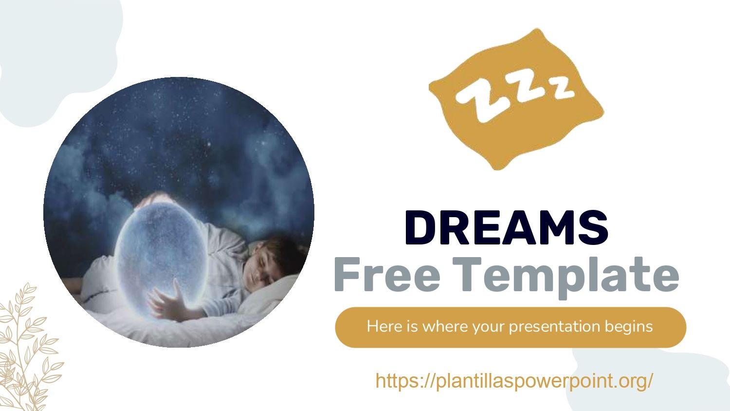 Sueño Plantilla PowerPoint