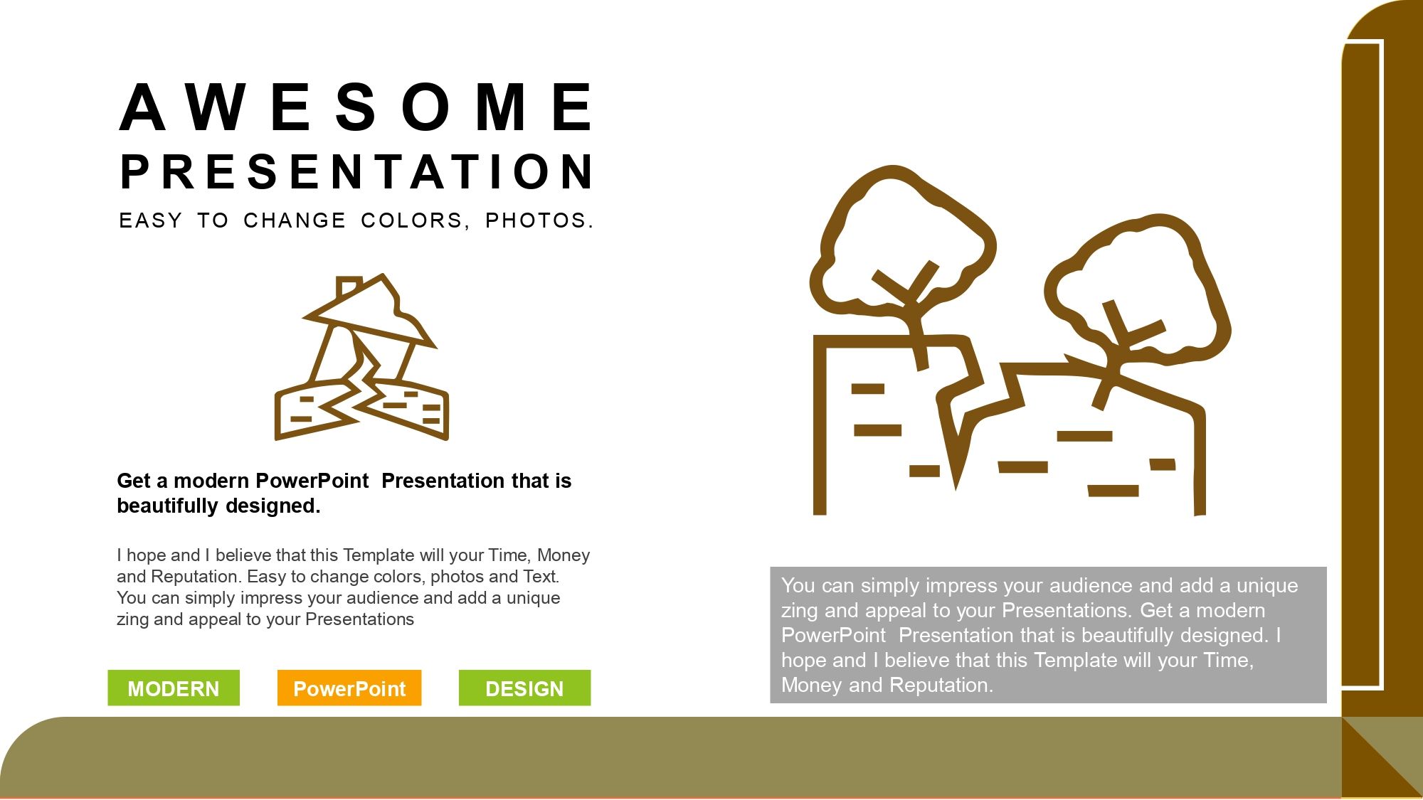 Terremoto Plantilla PowerPoint