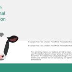 Vaca Plantilla PowerPoint
