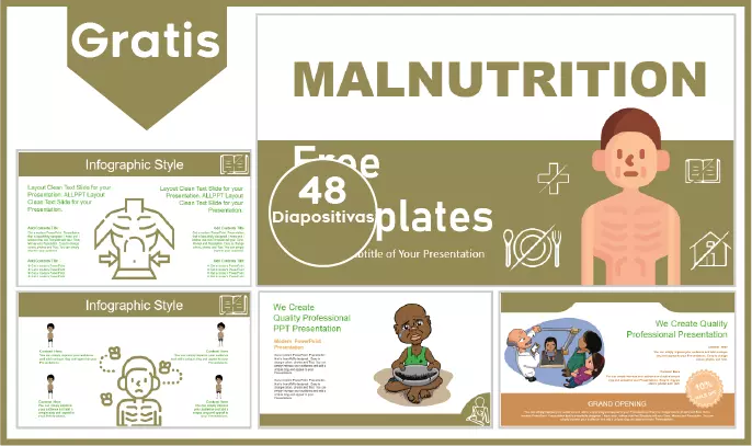 Desnutrición Plantilla PowerPoint