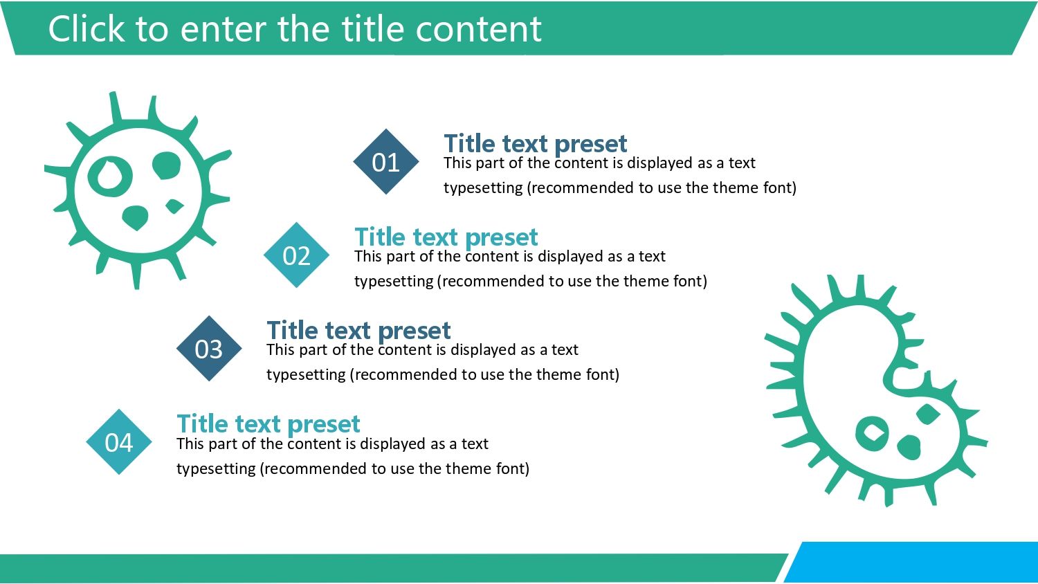 Bacterias Plantilla PowerPoint