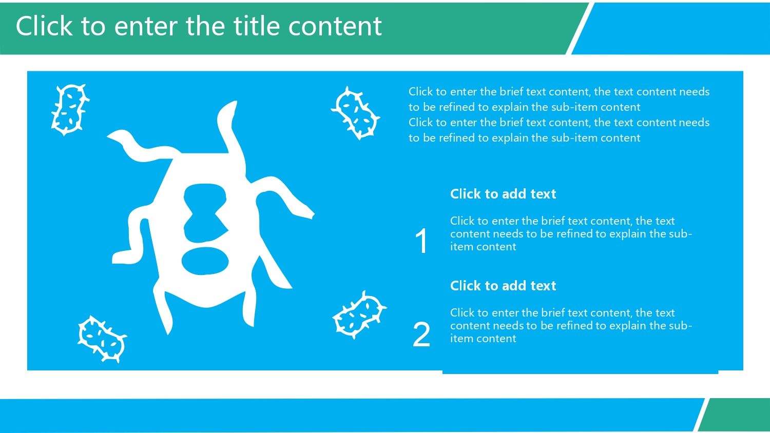 Bacterias Plantilla PowerPoint