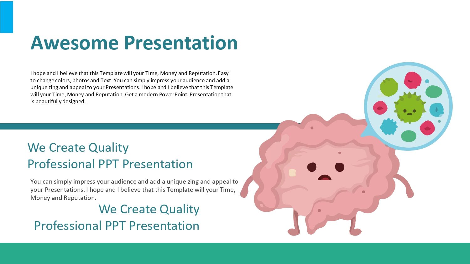Bacterias Plantilla PowerPoint