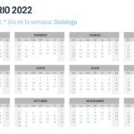 Calendario 2022 en PowerPoint
