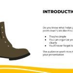 Calzado Plantilla PowerPoint