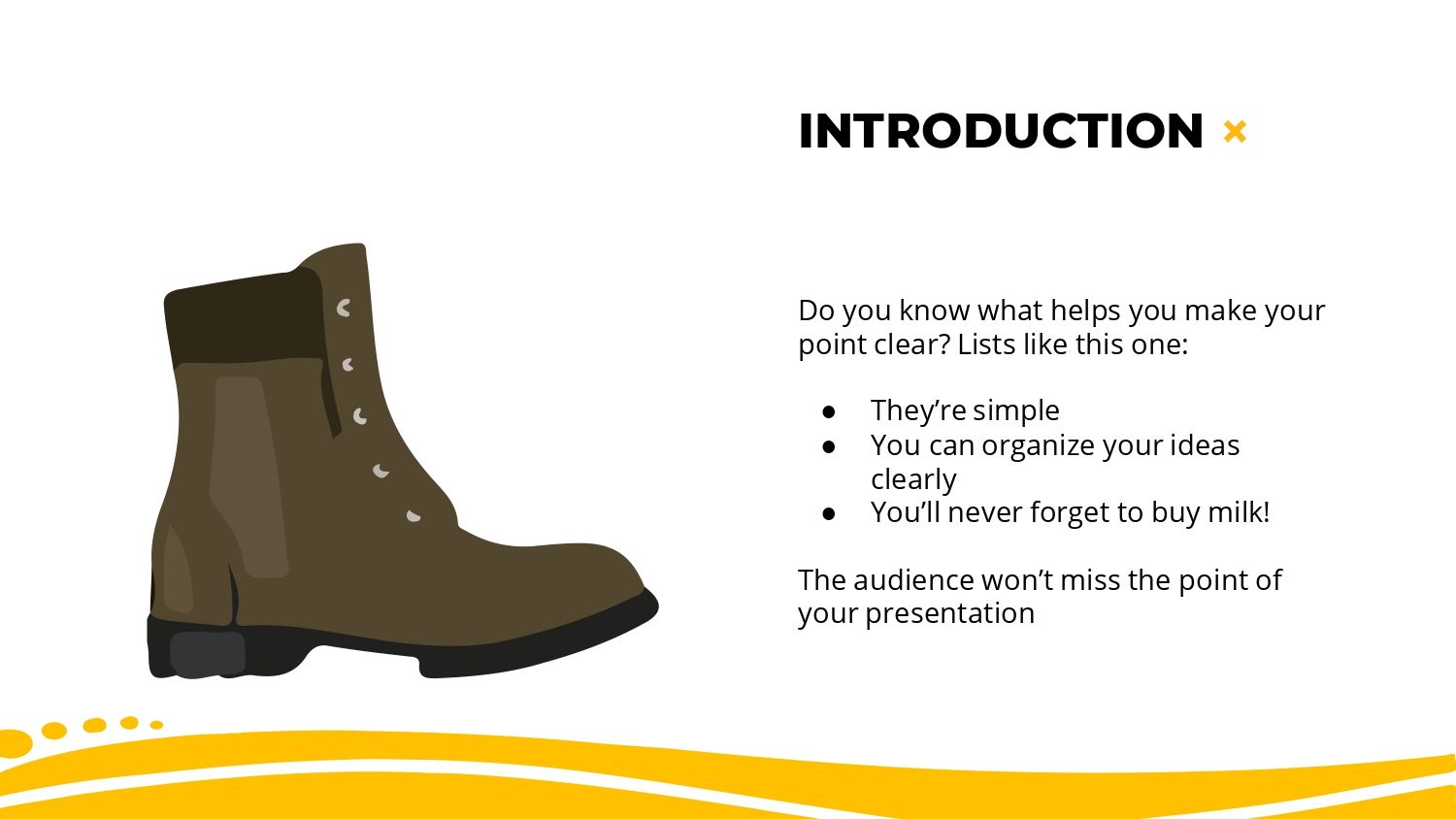 Calzado Plantilla PowerPoint