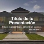 Casa Moderna Plantilla PowerPoint