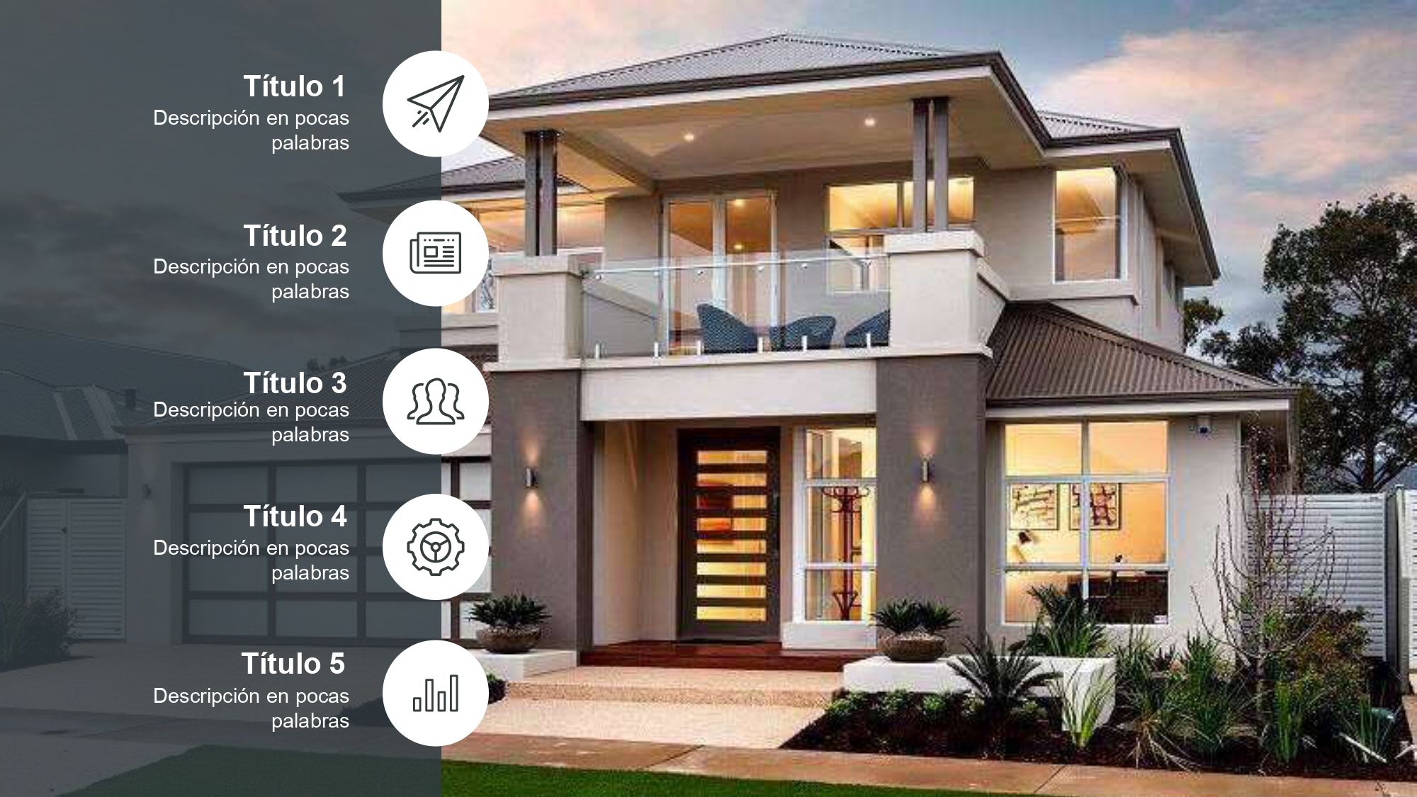 Casa Moderna Plantilla PowerPoint