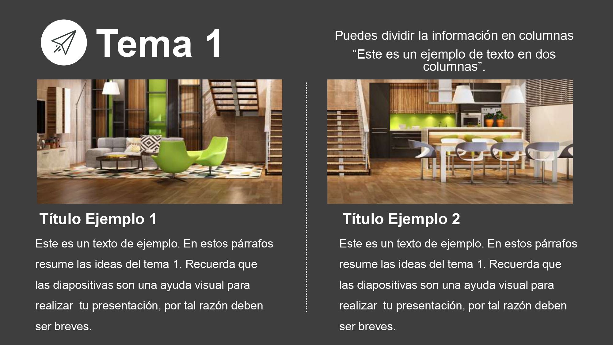 Casa Moderna Plantilla PowerPoint