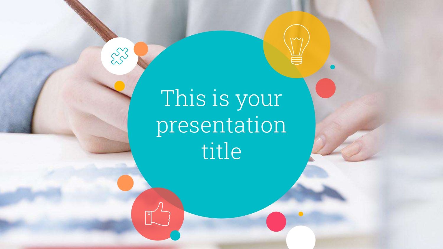 Círculos Creativos Plantilla PowerPoint
