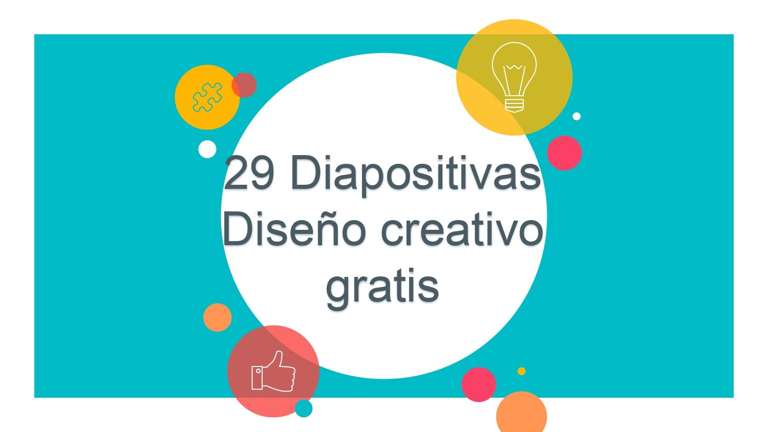 Círculos Creativos Plantilla PowerPoint