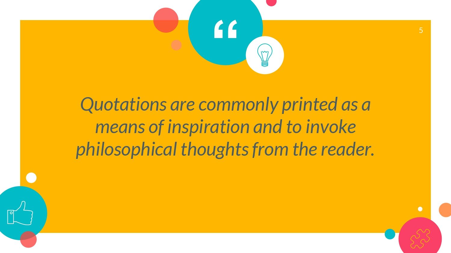 Círculos Creativos Plantilla PowerPoint