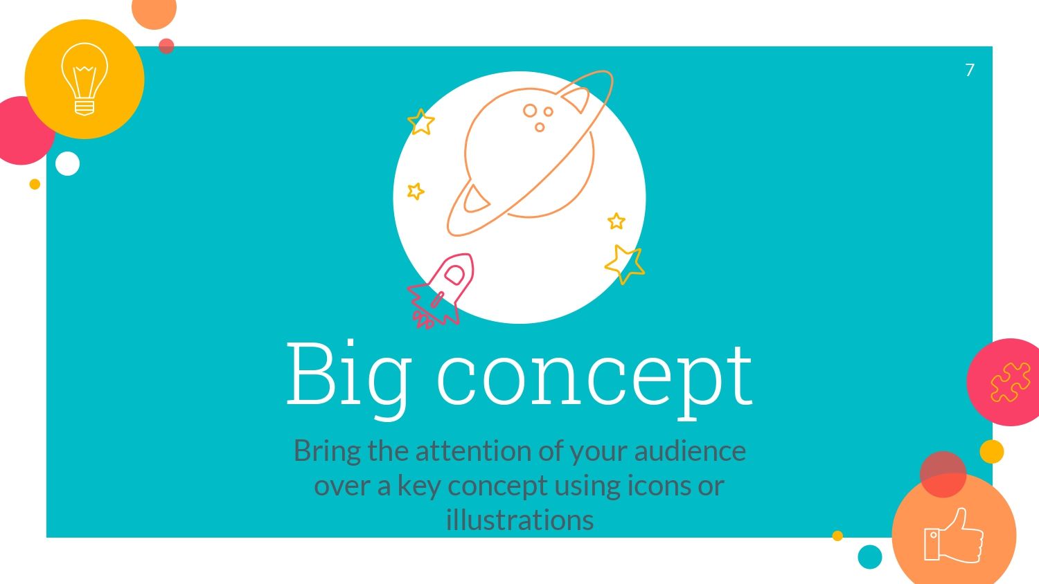 Círculos Creativos Plantilla PowerPoint