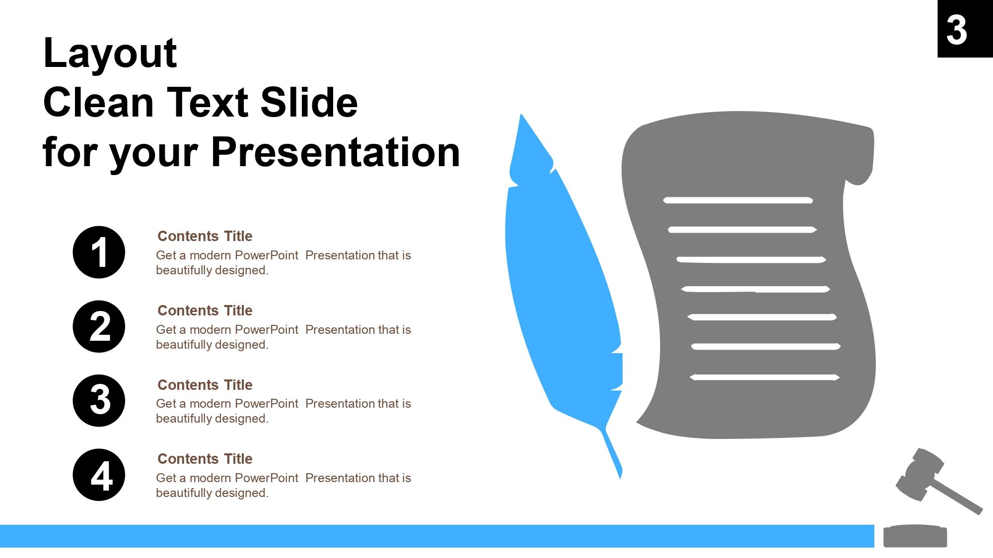 Derechos Penales Plantilla PowerPoint